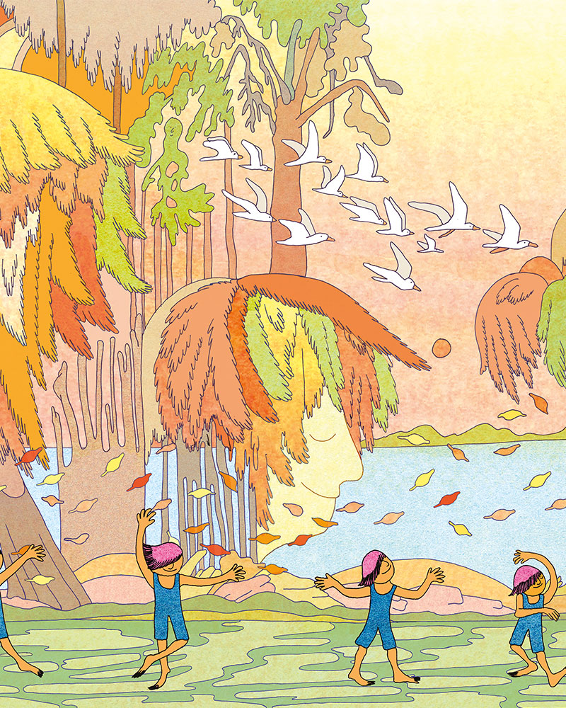 Jeanne Macaigne : Extrait de Alf et Orel, de Jeanne Macaigne, éd. Cambourakis, 2025